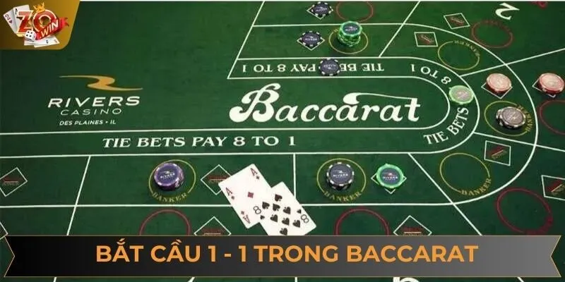 Hội viên có thể bắt cầu 1 - 1 trong Baccarat để chơi